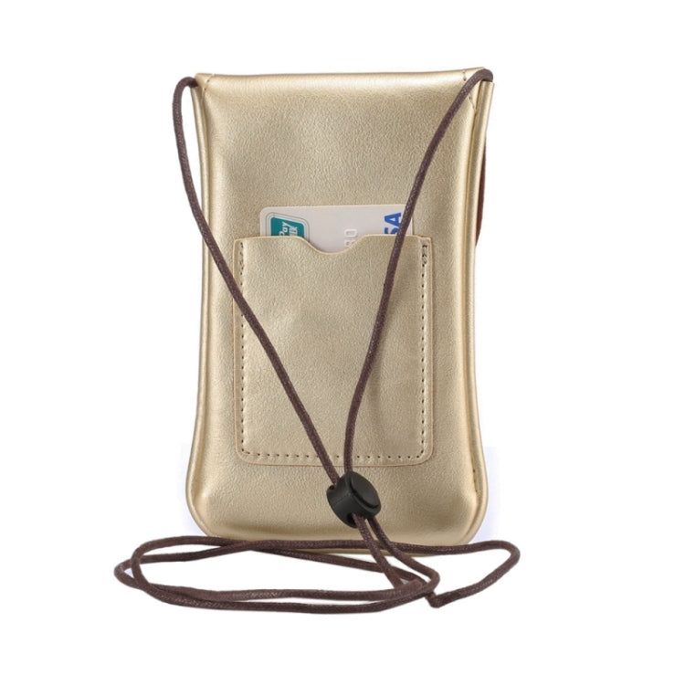 Universal Vertical PU Leather Case / Phone Leather Bag with String