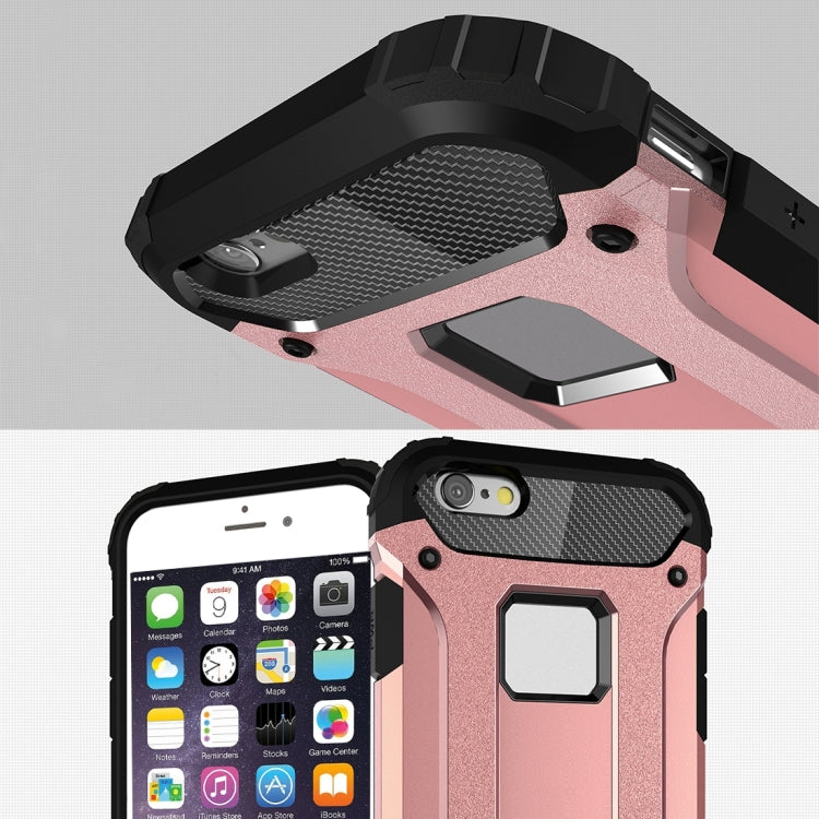 For iPhone 6 Plus & 6s Plus Tough Armor TPU + PC Combination Case