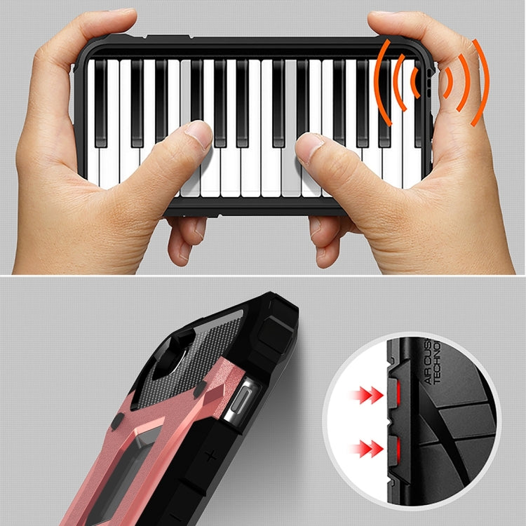 For iPhone 6 Plus & 6s Plus Tough Armor TPU + PC Combination Case