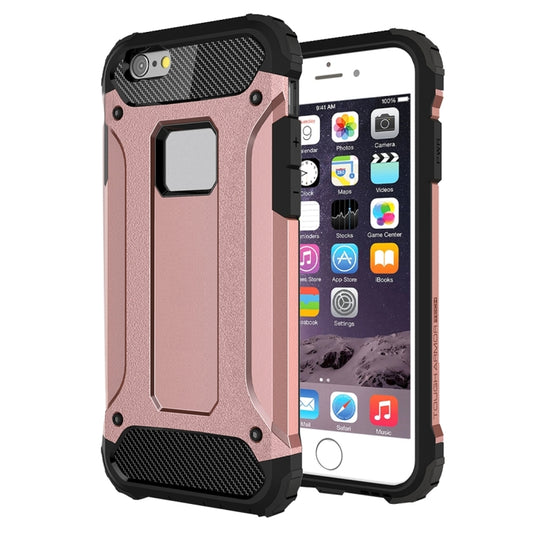 For iPhone 6 Plus & 6s Plus Tough Armor TPU + PC Combination Case