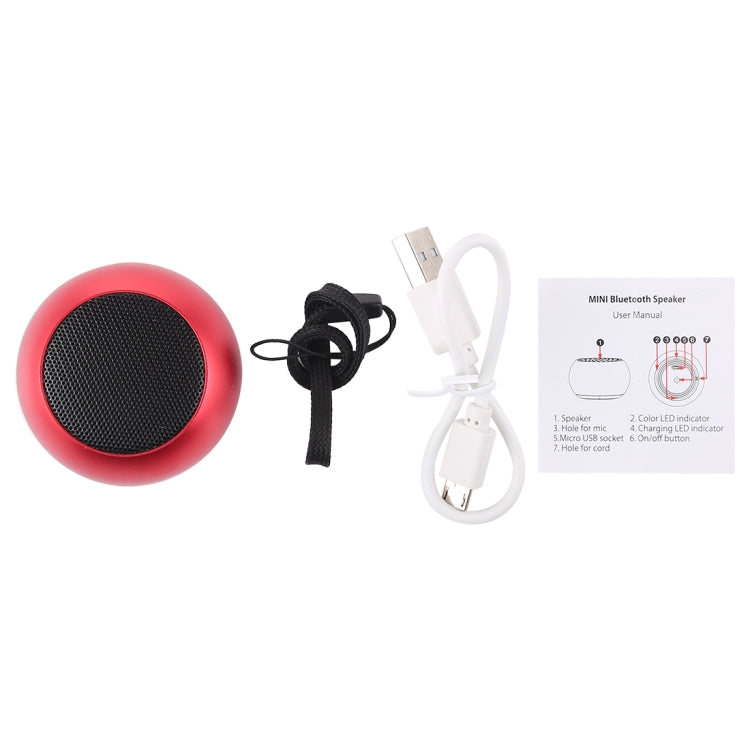 Mini Metal Wireless Bluetooth Speaker, Hands-free, LED Indicator