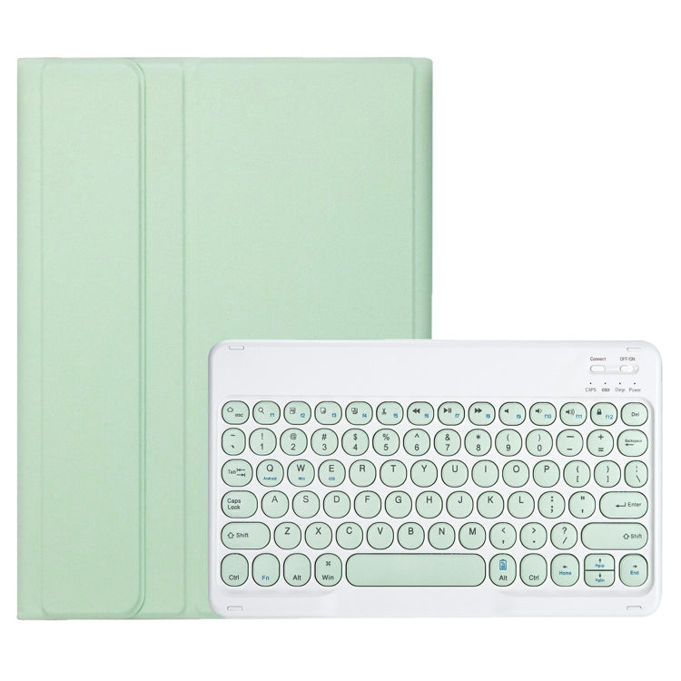 For iPad 11 2025 / 10th Gen 10.9 2022 YA10B Lambskin Texture Bluetooth Keyboard Leather Tablet Case with Pen Slot, YA10B