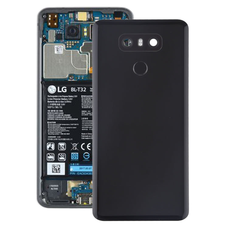 Battery Back Cover with Camera Lens & Fingerprint Sensor for LG G6 / H870 / H870DS / H872 / LS993 / VS998 / US997, For LG G6 with Camera Lens, For LG G6