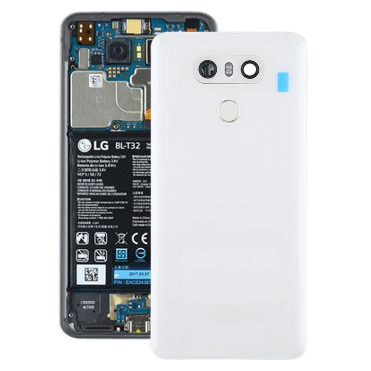 Battery Back Cover with Camera Lens & Fingerprint Sensor for LG G6 / H870 / H870DS / H872 / LS993 / VS998 / US997, For LG G6 with Camera Lens, For LG G6