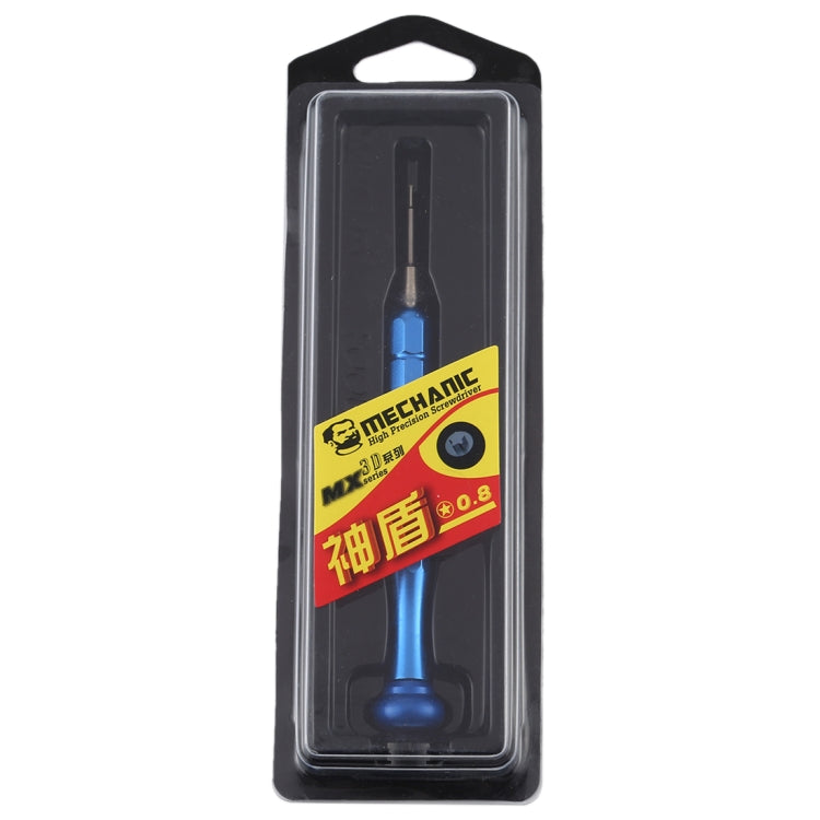 MECHANIC MX 3D 0.8 Five Star Screwdriver Precision Phone Dismantling Tool, Random Color Delivery, 0.8 Five Star