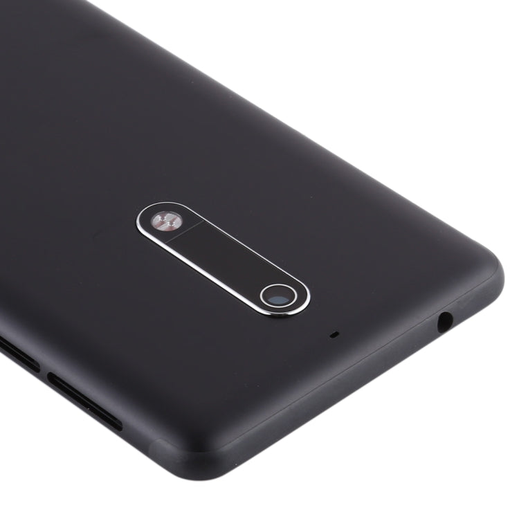 Battery Back Cover with Power & Volume Button Flex Cable & Camera Lens Cover for Nokia 5 TA-1024 TA-1027 TA-1044 TA-1053