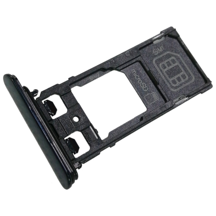SIM1 Card Tray + SIM2 Card / Micro SD Card Tray for Sony Xperia XZ, For XZ Dual SIM, For Xperia XZ, For Xperia XZ Dual SIM