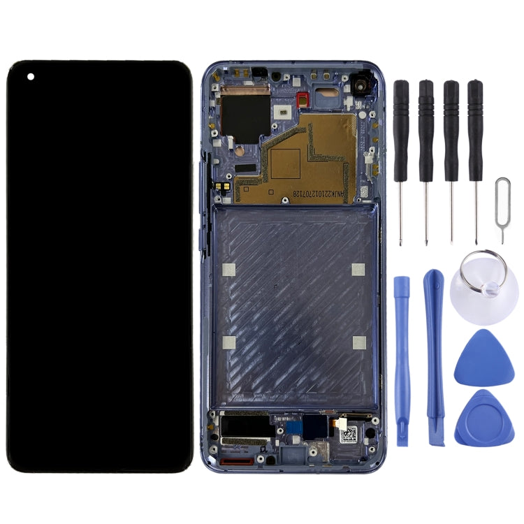 Original LCD Screen and Digitizer Full Assembly with Frame for Xiaomi Mi 11 M2011K2C, M2011K2G