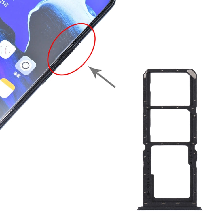 For OPPO Reno2 Z/Reno2 F SIM Card Tray + SIM Card Tray + Micro SD card tray