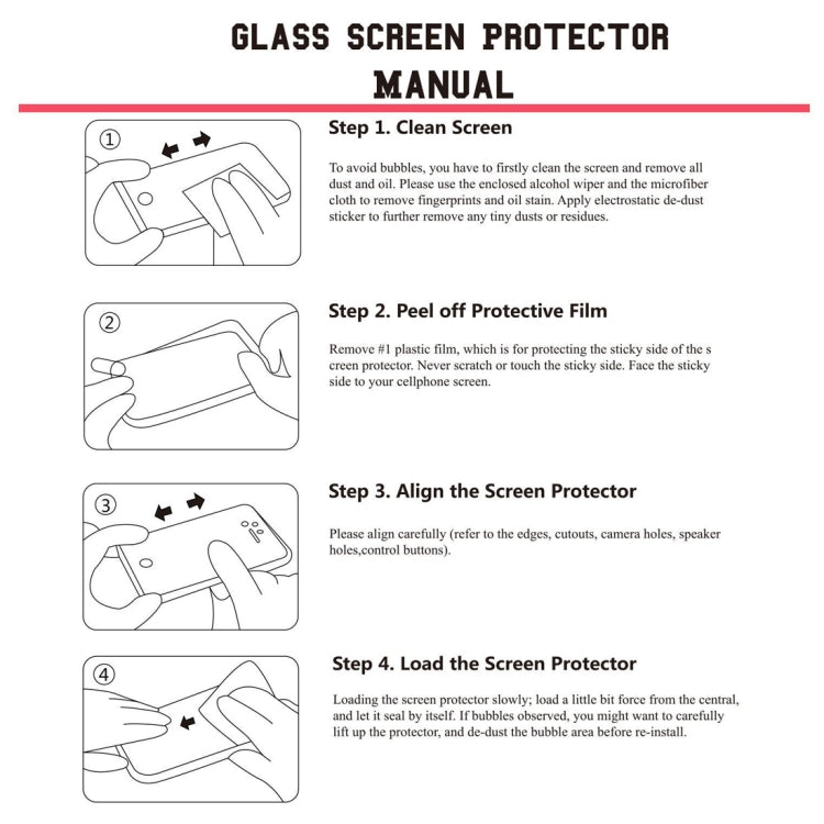 ENKAY Hat-Prince 0.26mm 2.5D 9H Tempered Glass Protective Film for Samsung Galaxy A80