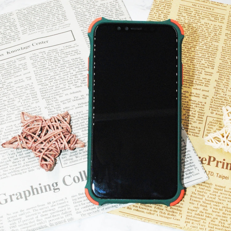 TPU + PC Four Corner Anti Falling Skin Protection Shell, For iPhone XS/X