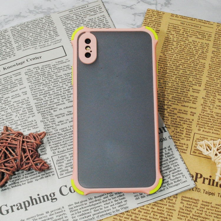 TPU + PC Four Corner Anti Falling Skin Protection Shell, For iPhone XS/X