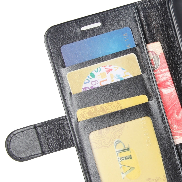 For iPhone 12 6.1 inch R64 Texture Single Horizontal Flip Protective Case with Holder & Card Slots & Wallet& Photo Frame, For iPhone 12 / 12 Pro