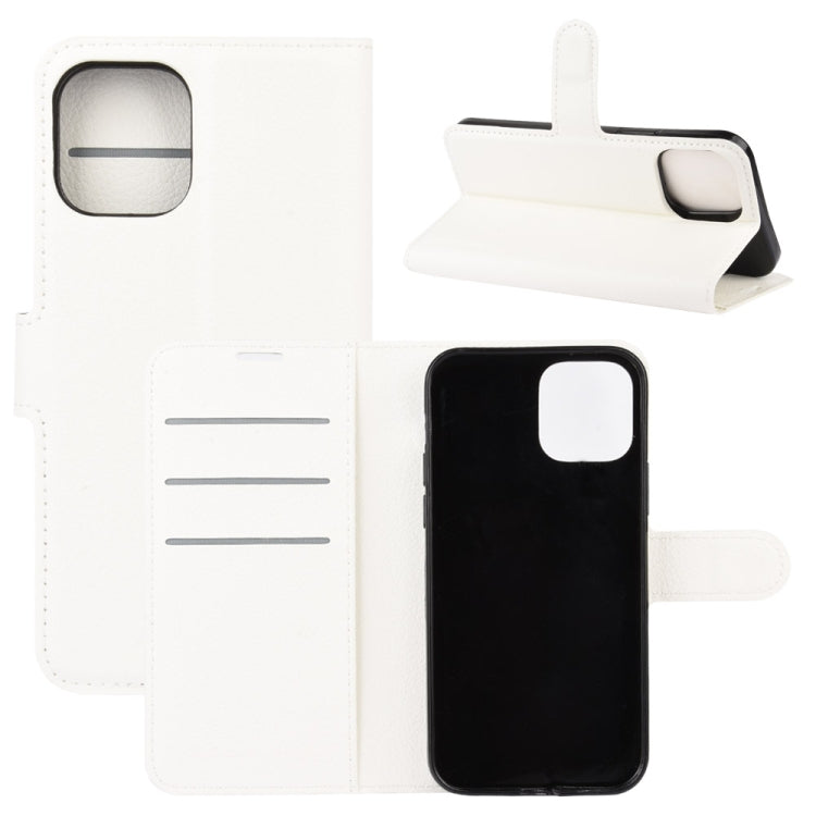 For iPhone 12 6.1 inch Litchi Texture Horizontal Flip Protective Case with Holder & Card Slots & Wallet, For iPhone 12 / 12 Pro