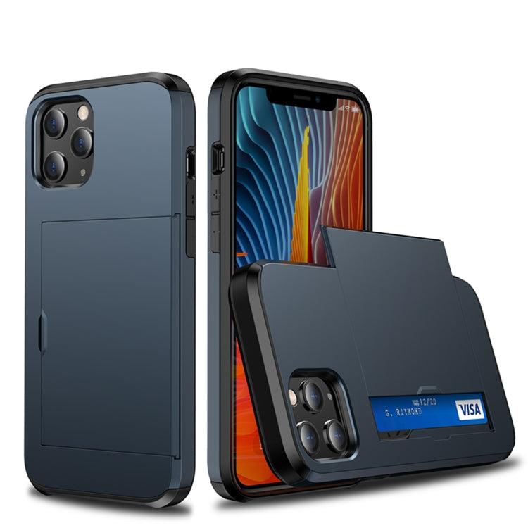 For iPhone 12 Pro 6.1 Shockproof Rugged Armor Protective Case with Card Slot