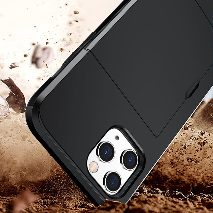 For iPhone 12 Pro Max 6.7 Shockproof Rugged Armor Protective Case with Card Slot