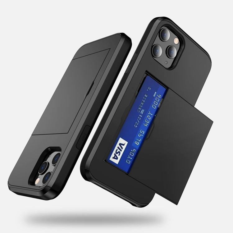 For iPhone 12 Pro Max 6.7 Shockproof Rugged Armor Protective Case with Card Slot