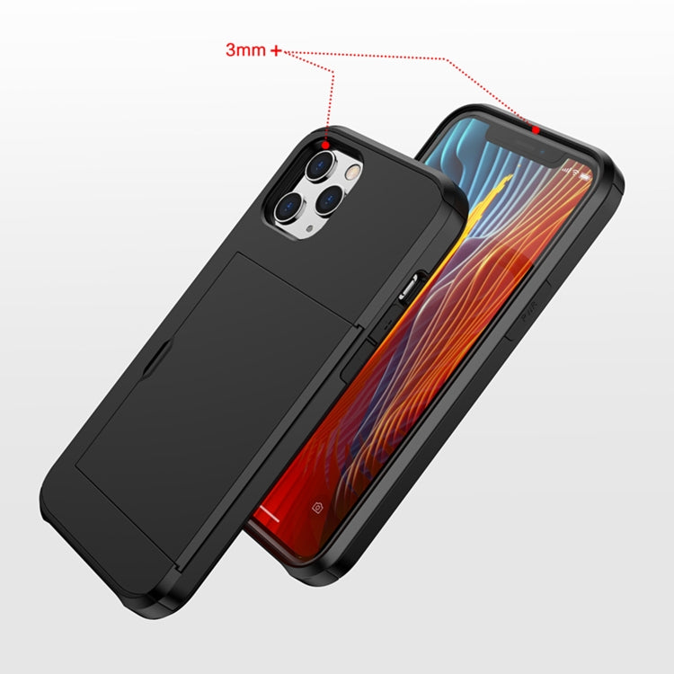 For iPhone 12 Pro Max 6.7 Shockproof Rugged Armor Protective Case with Card Slot