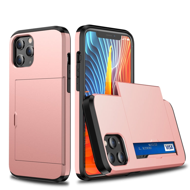 For iPhone 12 Pro Max 6.7 Shockproof Rugged Armor Protective Case with Card Slot