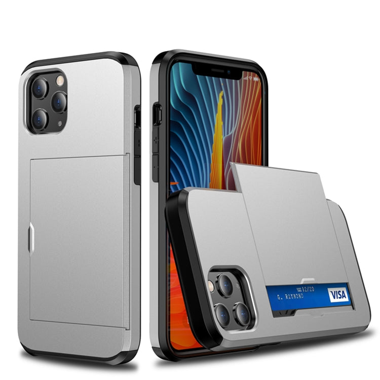 For iPhone 12 Pro Max 6.7 Shockproof Rugged Armor Protective Case with Card Slot