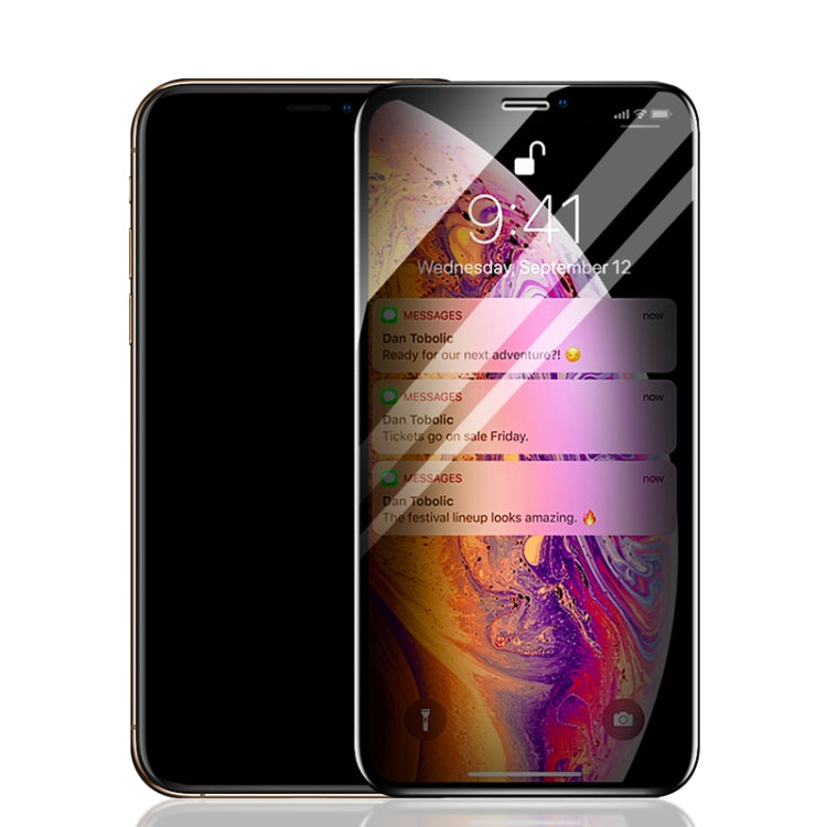 mocolo 0.33mm 9H 2.5D Full Glue Privacy Anti-glare Tempered Glass Film, For iPhone 12, For iPhone 12 Pro