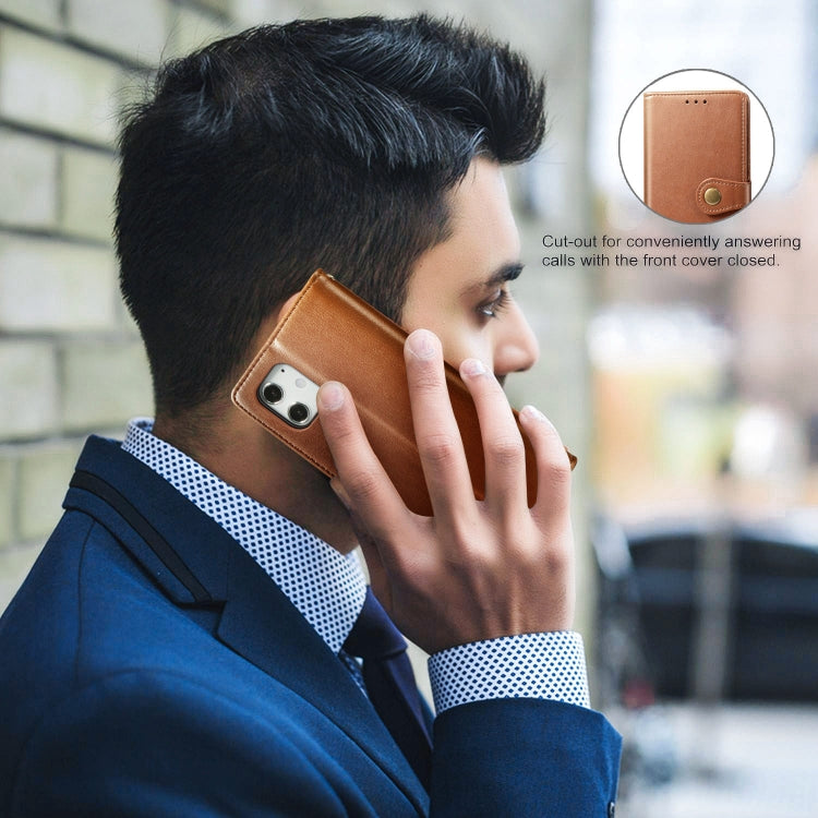Retro Solid Color Leather Buckle Phone Case with Lanyard & Photo Frame & Card Slot & Wallet & Stand Function, For iPhone 12 Pro Max, For iPhone 12 / 12 Pro, For iPhone 12 mini