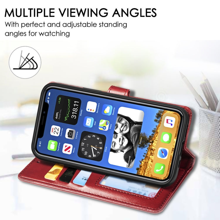 Retro Solid Color Leather Buckle Phone Case with Lanyard & Photo Frame & Card Slot & Wallet & Stand Function, For iPhone 12 Pro Max, For iPhone 12 / 12 Pro, For iPhone 12 mini