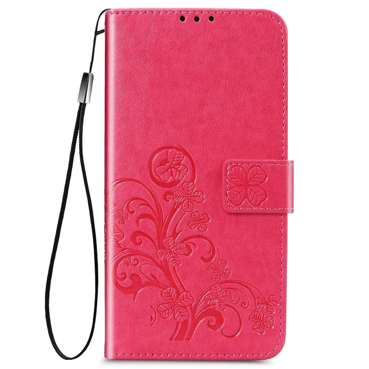 Four-leaf Clasp Embossed Buckle Mobile Phone Protection Leather Case with Lanyard & Card Slot & Wallet & Bracket Function, For iPhone 12 Pro Max, For iPhone 12 / 12 Pro, For iPhone 12 mini