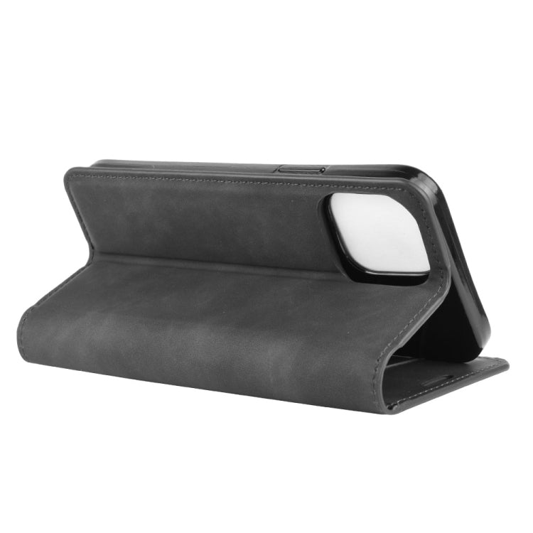 For iPhone 12 Pro Max Retro-skin Business Magnetic Suction Leather Case with Holder & Card Slots & Wallet, For iPhone 12 Pro Max