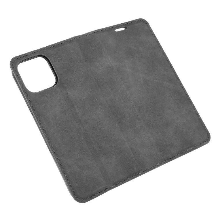 For iPhone 12 Pro Max Retro-skin Business Magnetic Suction Leather Case with Holder & Card Slots & Wallet, For iPhone 12 Pro Max