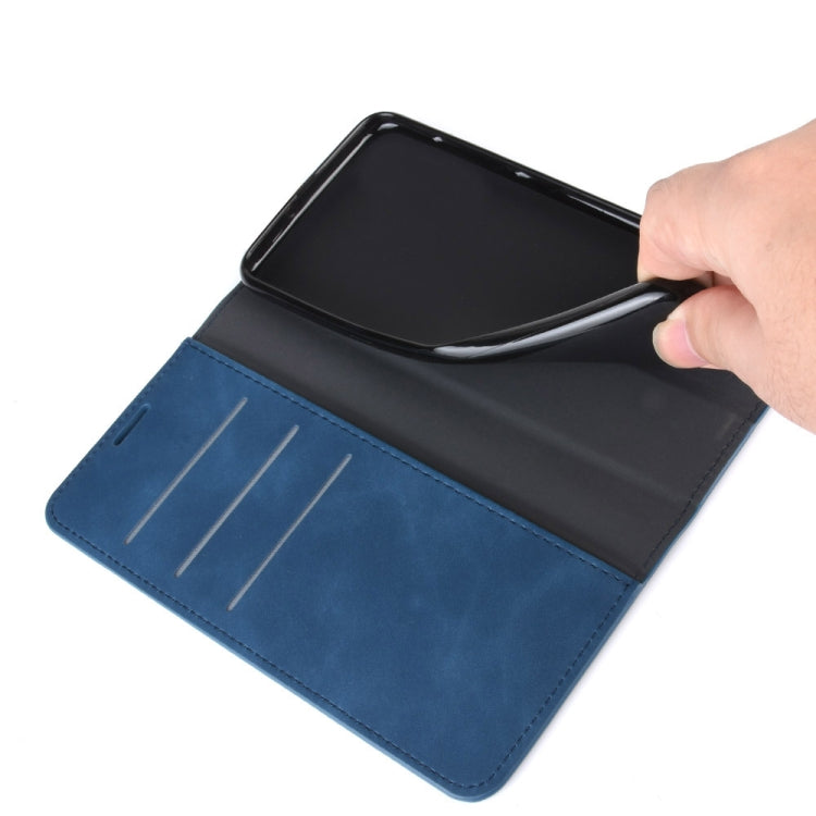 For iPhone 12 Pro Max Retro-skin Business Magnetic Suction Leather Case with Holder & Card Slots & Wallet, For iPhone 12 Pro Max