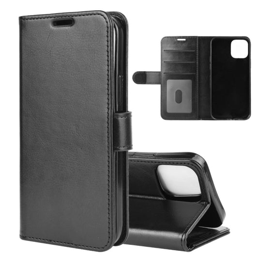 For iPhone 12 6.7 R64 Texture Single Horizontal Flip Protective Case with Holder & Card Slots & Wallet& Photo Frame, For iPhone 12 Pro Max