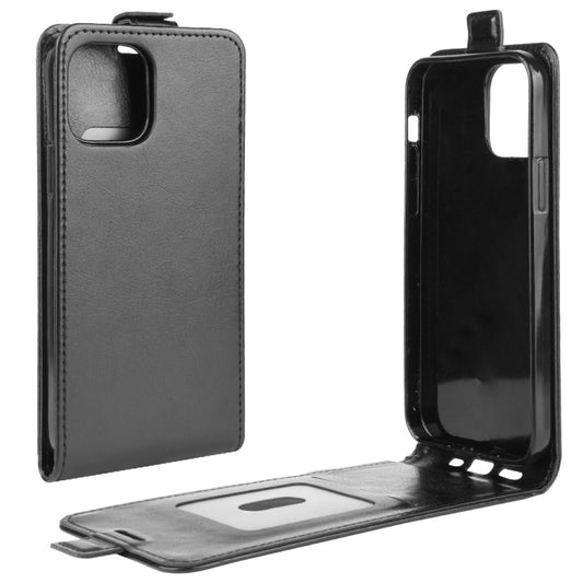 For iPhone 12 Pro Max R64 Texture Single Vertical Flip Leather Protective Case with Card Slots & Photo Frame, For iPhone 12 Pro Max