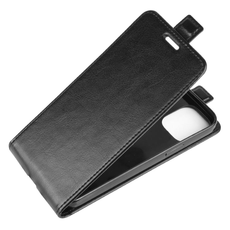 For iPhone 12 Pro Max R64 Texture Single Vertical Flip Leather Protective Case with Card Slots & Photo Frame, For iPhone 12 Pro Max