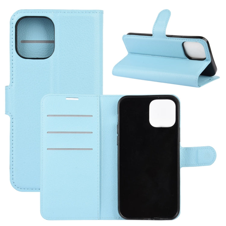 For iPhone 12 Litchi Texture Horizontal Flip Protective Case with Holder & Card Slots & Wallet, For iPhone 12 mini