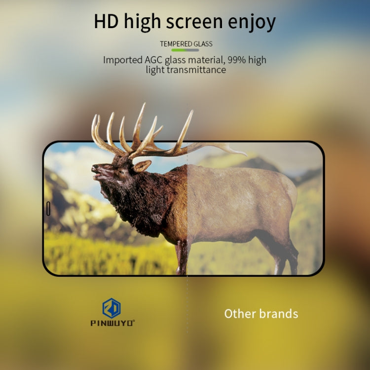 PINWUYO 9H 2.5D Full Screen Tempered Glass Film, For iPhone 12 Pro Max, For iPhone 12 Pro / 12 Max