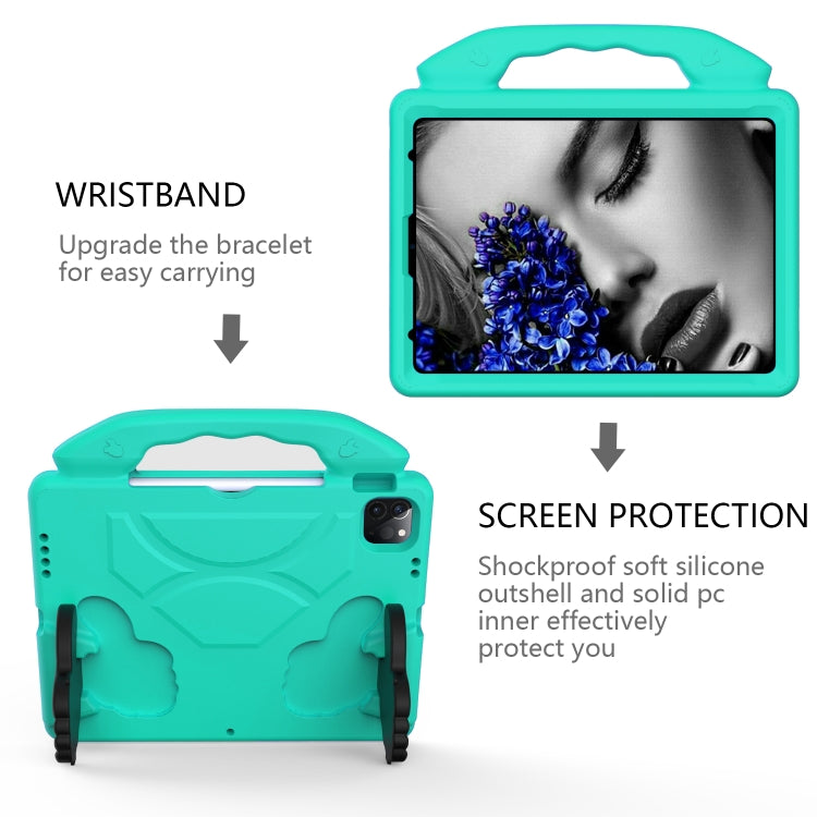 EVA Material Children Flat Anti Falling Cover Protective Shell With Thumb Bracket, iPad Air 2022 / 2020 10.9