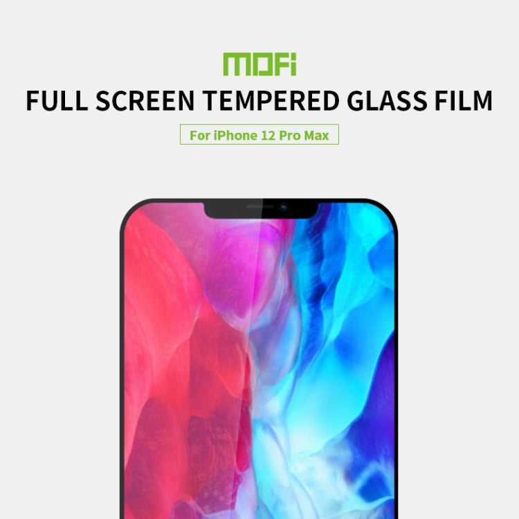 MOFI 9H 2.5D Full Screen Tempered Glass Film, For iPhone 12 mini, For iPhone 12 Pro Max, For iPhone 12 / 12 Pro