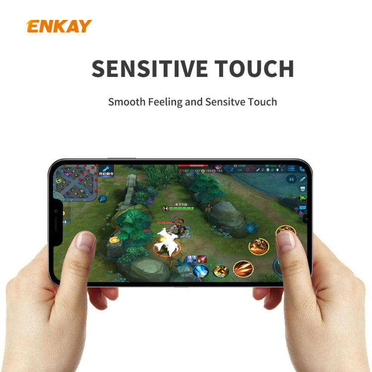2 PCS ENKAY Hat-Prince 0.26mm 9H 2.5D Curved Edge Explosion-proof Tempered Glass Film, For iPhone 12 mini, For iPhone 12 / 12 Pro, For iPhone 12 Pro Max