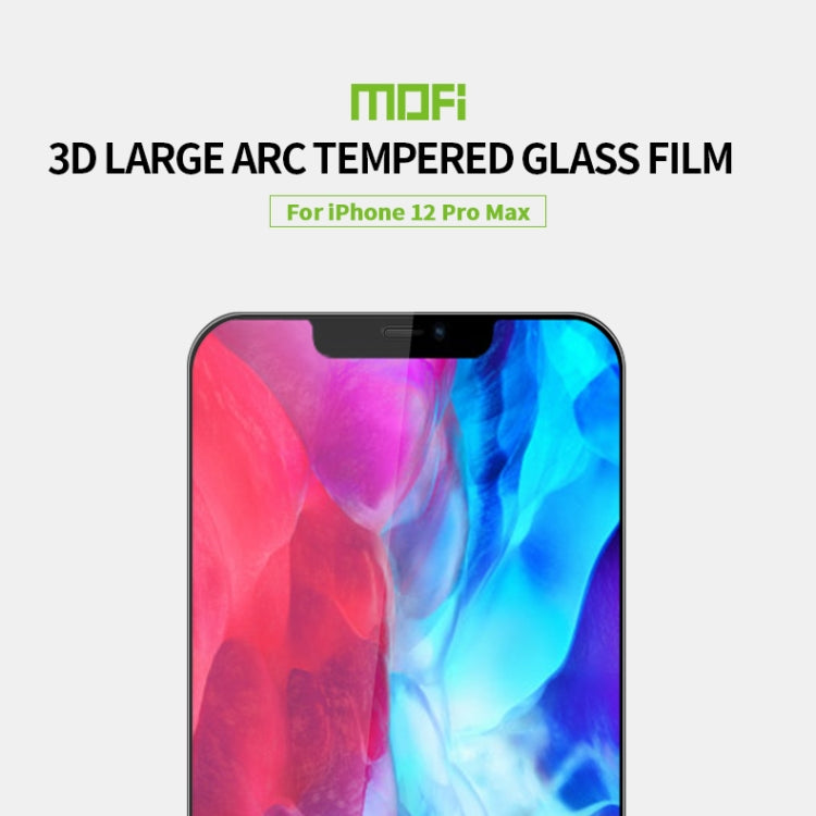 MOFI 9H 3D Explosion-proof Curved Screen Tempered Glass Film, For iPhone 12 mini, For iPhone 12 Pro Max, For iPhone 12 / 12 Pro