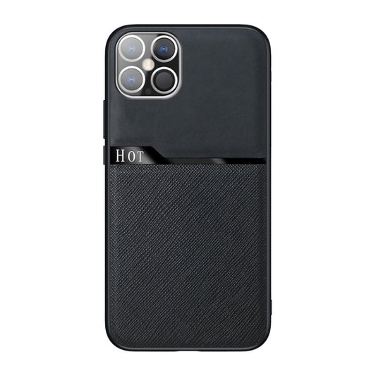 Skin-Friendly Frosted Leather + TPU All-Inclusive Phone Case with Metal Iron Sheet, For iPhone 12 mini, For iPhone 12 / 12 Pro, For iPhone 12 Pro Max