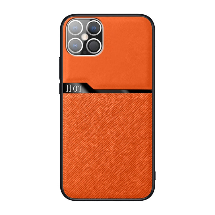 Skin-Friendly Frosted Leather + TPU All-Inclusive Phone Case with Metal Iron Sheet, For iPhone 12 mini, For iPhone 12 / 12 Pro, For iPhone 12 Pro Max