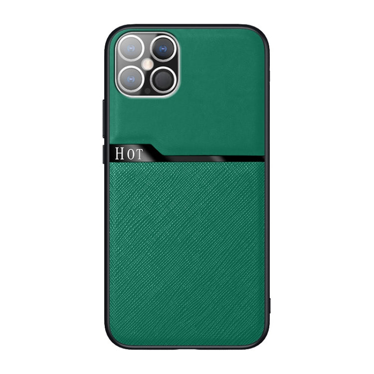 Skin-Friendly Frosted Leather + TPU All-Inclusive Phone Case with Metal Iron Sheet, For iPhone 12 mini, For iPhone 12 / 12 Pro, For iPhone 12 Pro Max