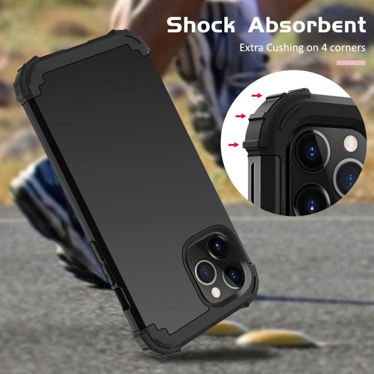 PC+ Silicone Three-piece Anti-drop Mobile Phone Protective Back Cover, For iPhone 12 mini, For iPhone 12 / 12 Pro, For iPhone 12 Pro Max