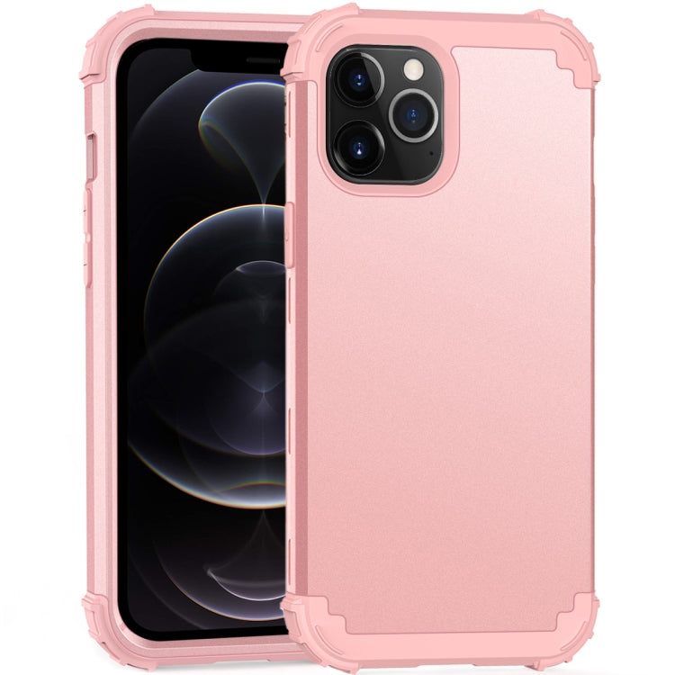 PC+ Silicone Three-piece Anti-drop Mobile Phone Protective Back Cover, For iPhone 12 mini, For iPhone 12 / 12 Pro, For iPhone 12 Pro Max