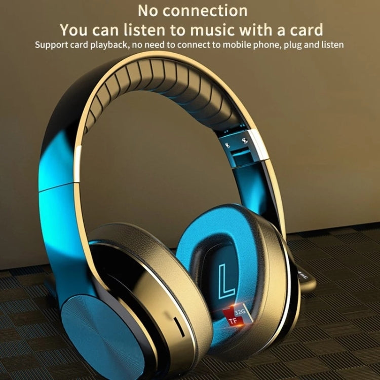 VJ320 Bluetooth 5.0 Head-mounted Foldable Wireless Headphones Support TF Card with Mic, VJ320 Blue, VJ320 Red, VJ320 White, VJ320 Black