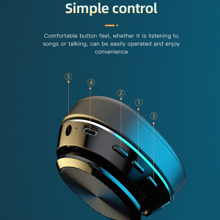 VJ320 Bluetooth 5.0 Head-mounted Foldable Wireless Headphones Support TF Card with Mic, VJ320 Blue, VJ320 Red, VJ320 White, VJ320 Black