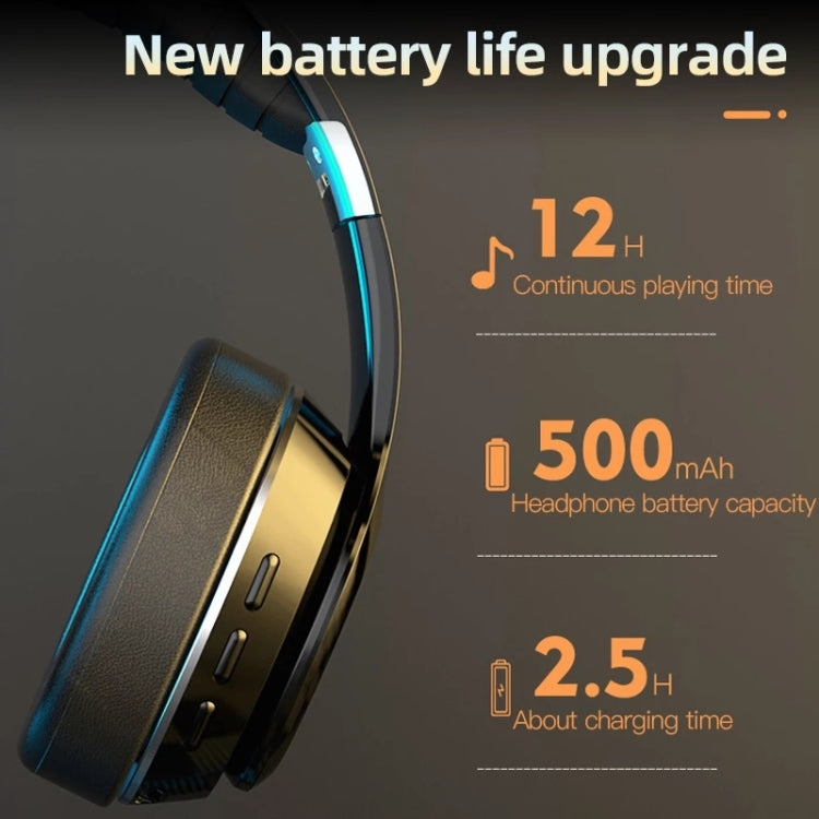 VJ320 Bluetooth 5.0 Head-mounted Foldable Wireless Headphones Support TF Card with Mic, VJ320 Blue, VJ320 Red, VJ320 White, VJ320 Black