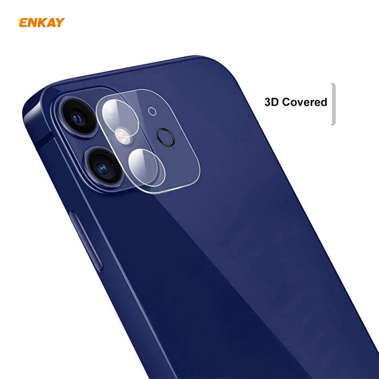 ENKAY Hat-Prince 9H Rear Camera Lens Tempered Glass Film Full Coverage Protector, For iPhone 12 mini, For iPhone 12, For iPhone 12 Pro, For iPhone 12 Pro Max