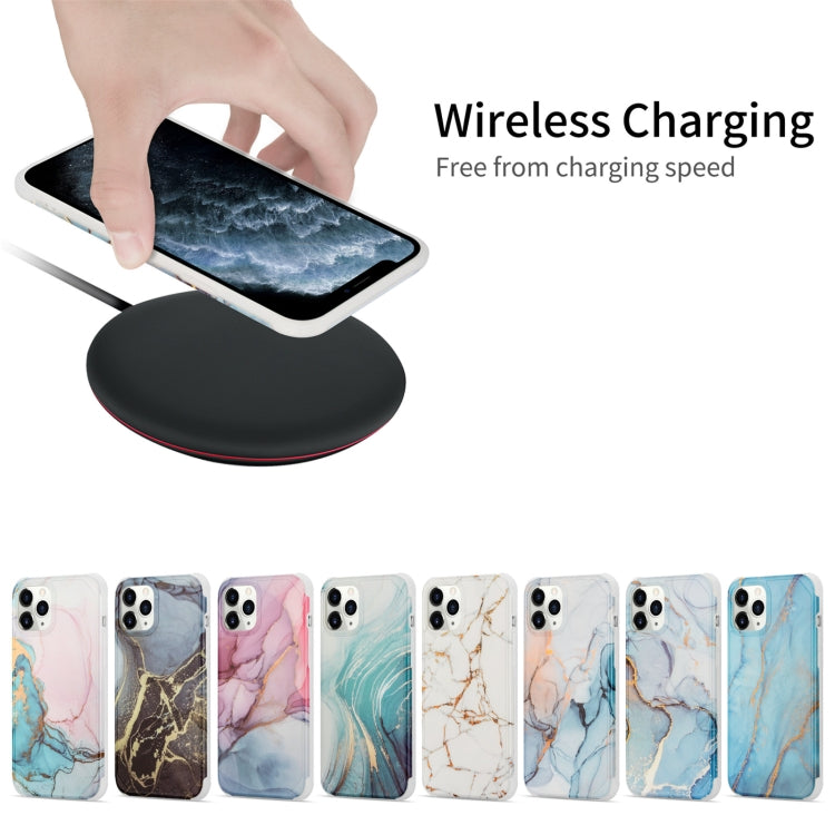 Four Corners Anti-Shattering Flow Gold Marble IMD Phone Back Cover Case, For iPhone 12 Pro Max, For iPhone 12 / 12 Pro, For iPhone 12 mini